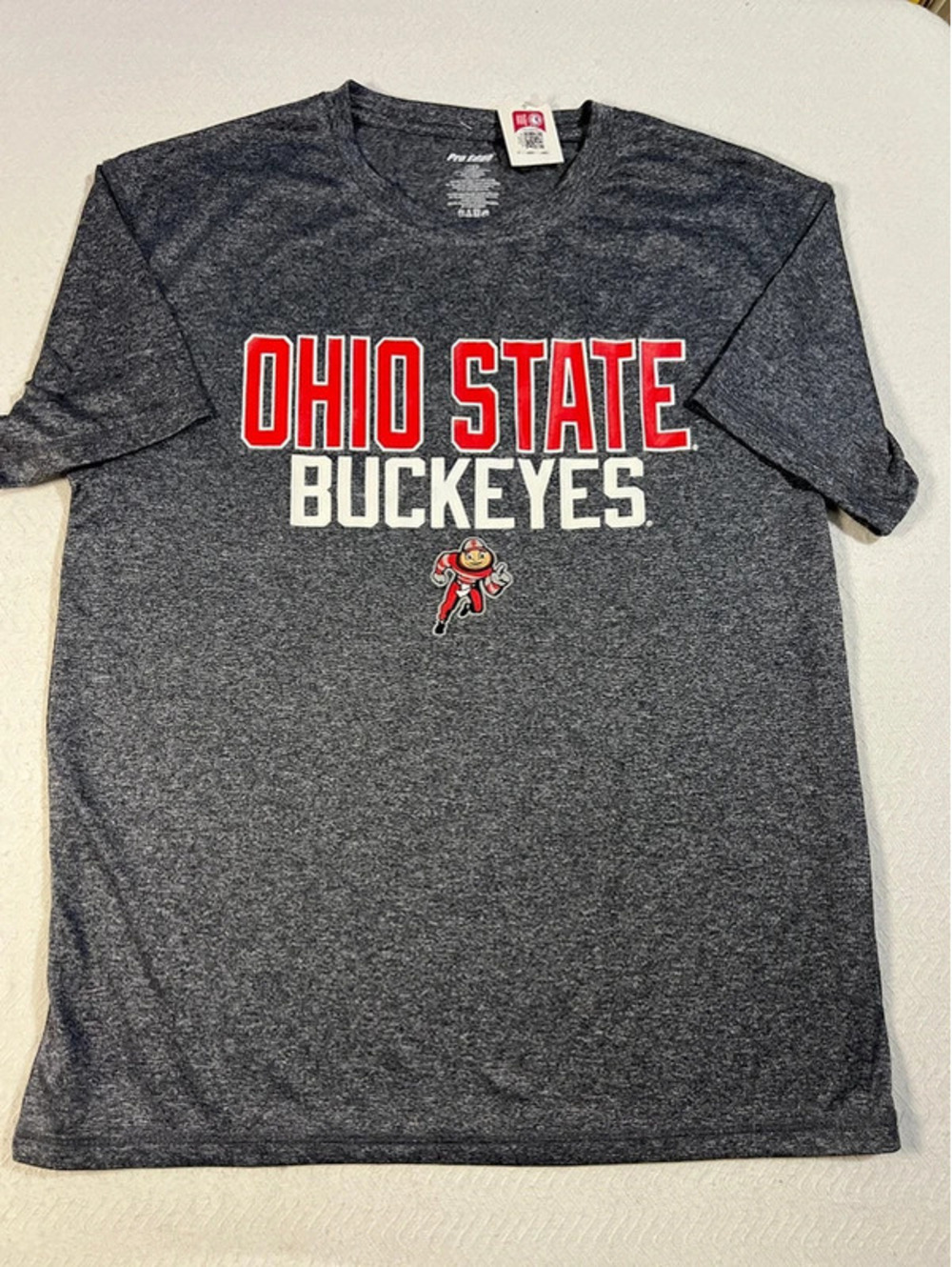 Pro Edge Ohio State Buckeyes Gray T-Shirt Size S